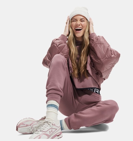 Kahverengi Kadın UA Unstoppable Fleece Eşofman Altı