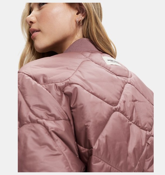 Kahverengi Kadın UA Heritage Bomber Mont