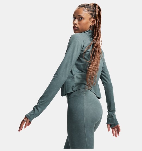 Mavi Kadın UA Meridian Suede Effect Bilekte Tayt