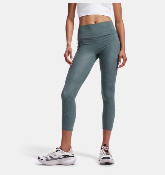 Mavi Kadın UA Meridian Suede Effect Bilekte Tayt