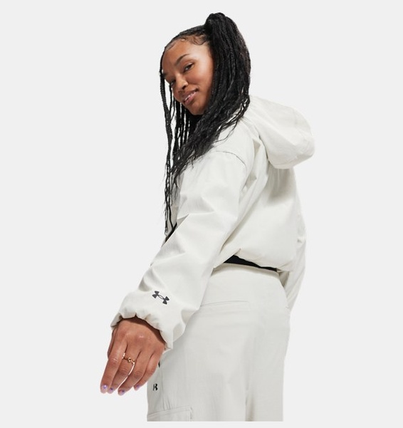 Beyaz Kadın UA Unstoppable Woven Ripstop Ceket