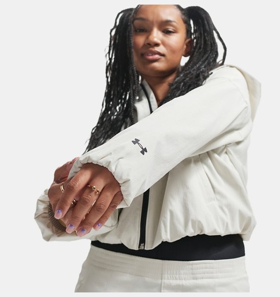 Beyaz Kadın UA Unstoppable Woven Ripstop Ceket