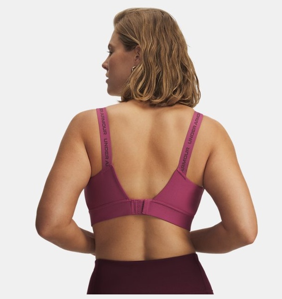 Kırmızı Kadın UA Infinity Mid 2.0 Spor Sütyeni