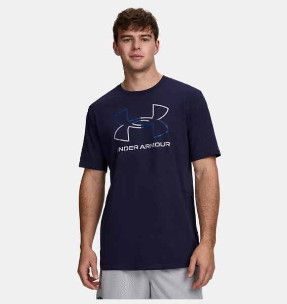 Lacivert Erkek UA GL Foundation Update Kısa Kollu T-shirt