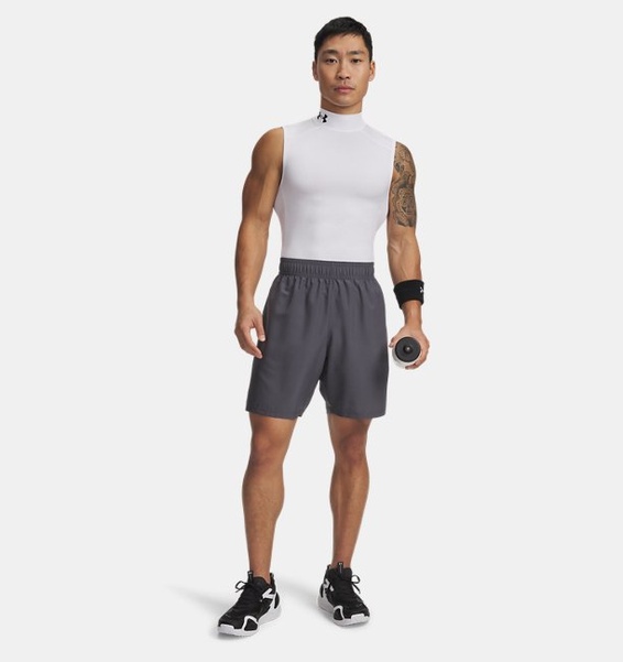 Gri Erkek UA Tech Dokuma Wordmark Şort