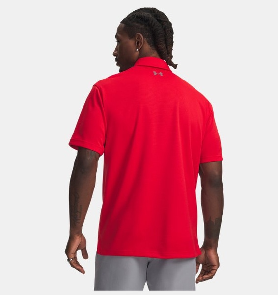 Kırmızı Erkek UA Tech Polo T-shirt