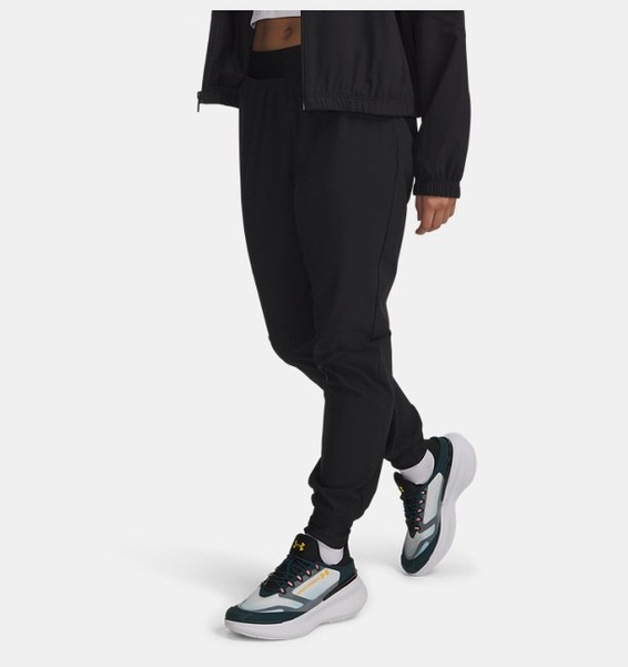 Siyah Kadın UA Rival High Rise Dokuma Pantolon