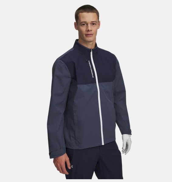 Gri Erkek UA Glide Rain Ceket