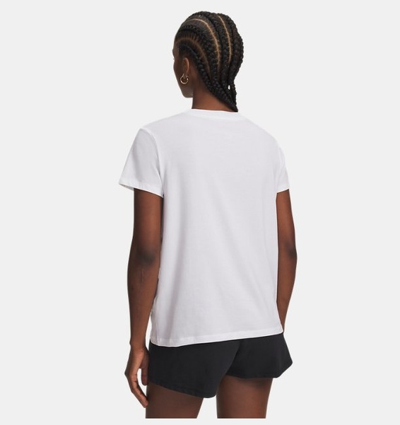 Beyaz Kadın Campus Core Kısa Kollu T-shirt