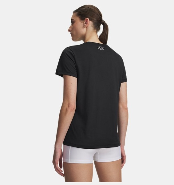 Siyah Kadın UA Tech Solid T-shirt