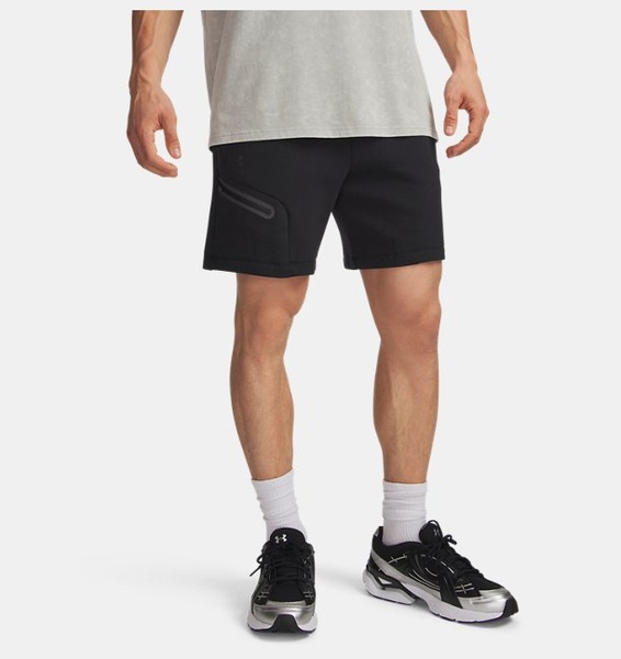 Siyah Erkek UA Unstoppable Fleece Şort