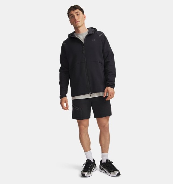 Siyah Erkek UA Unstoppable Fleece Şort