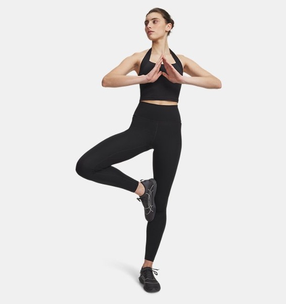 Siyah Kadın UA Meridian Tayt