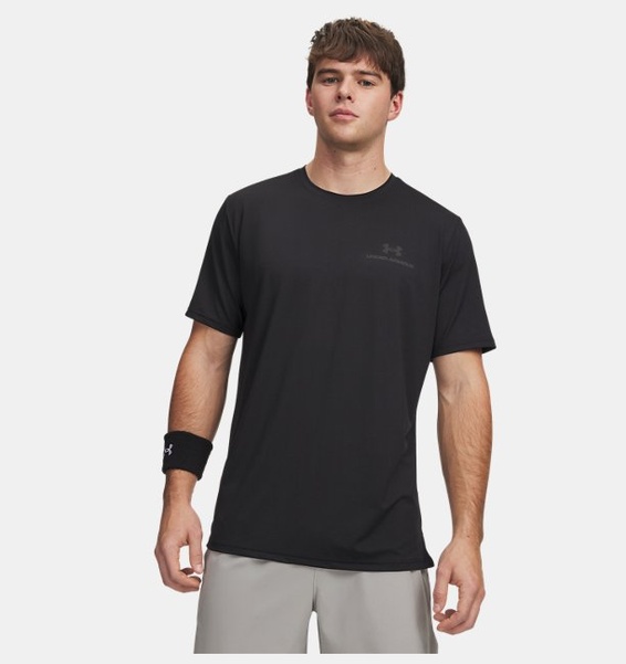 Siyah Erkek UA Vanish Energy Kısa Kollu T-shirt