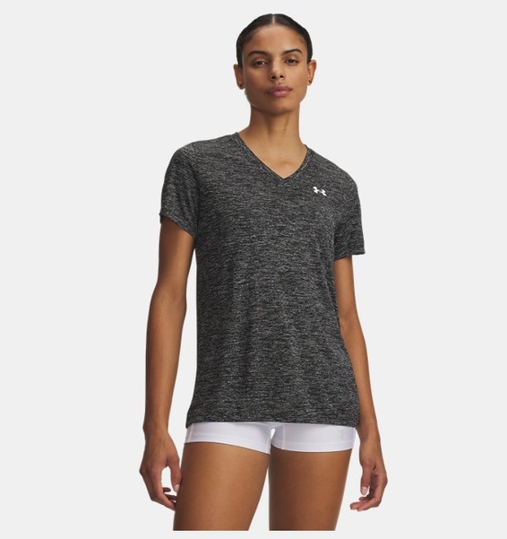 Siyah Kadın Tech Twist Kısa Kollu T-shirt