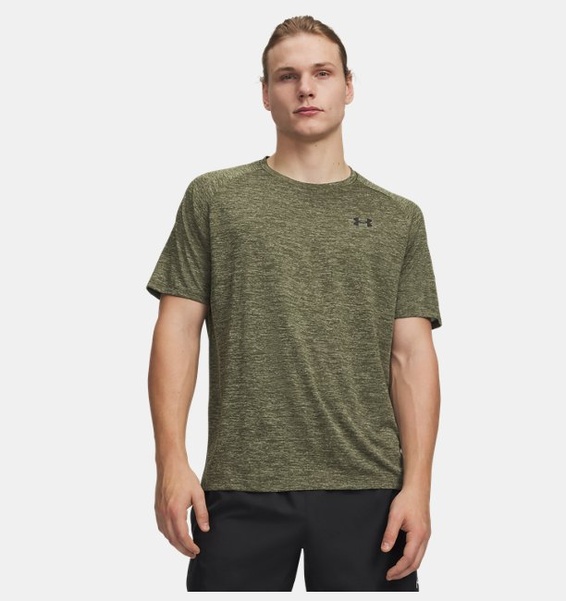 Haki Erkek UA Tech 2.0 Kısa Kollu T-shirt