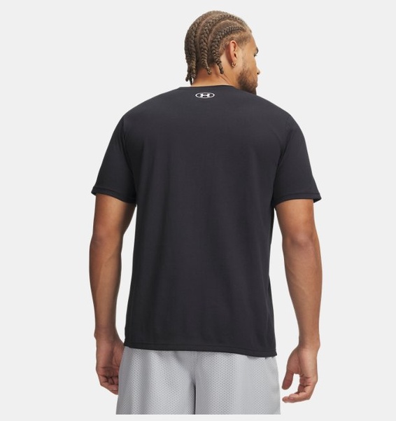 Siyah Erkek UA ABC Camo Boxed Logo Kısa Kollu T-shirt