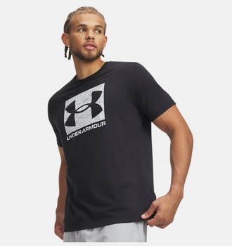 Erkek UA ABC Camo Boxed Logo Kısa Kollu T-shirt