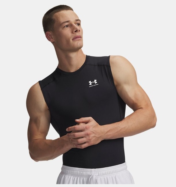 Siyah Erkek UA HG Armour Comp Atlet