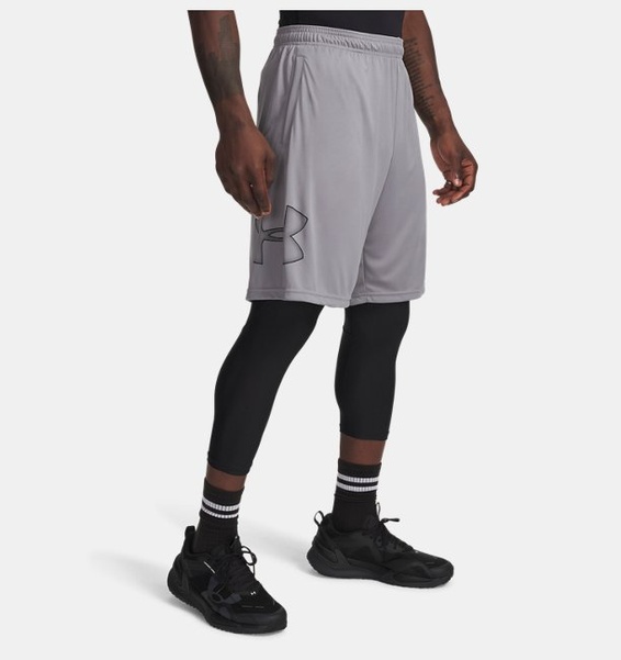 Gri Erkek UA Tech Graphic Şort