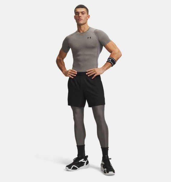 Gri Erkek UA HeatGear Armour Tayt