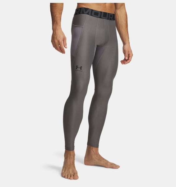 Gri Erkek UA HeatGear Armour Tayt