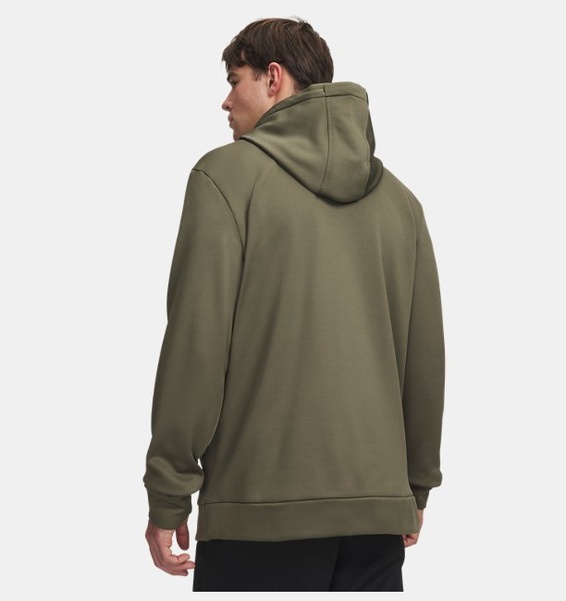 Haki Erkek UA Armour Fleece Kapüşonlu Üst