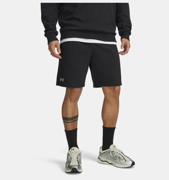 Siyah Erkek UA Rival Fleece Şort