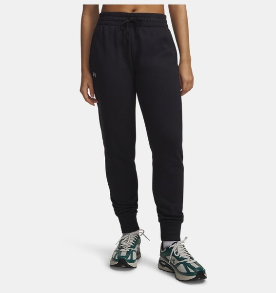 Siyah Kadın UA Rival Fleece Eşofman Altı