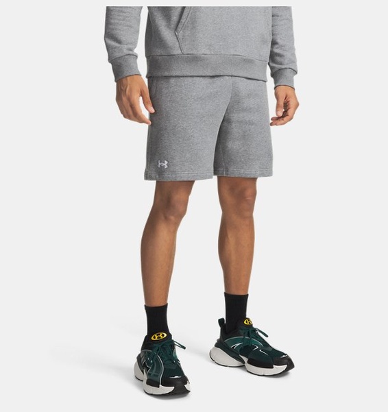 Gri Erkek UA Rival Fleece Şort