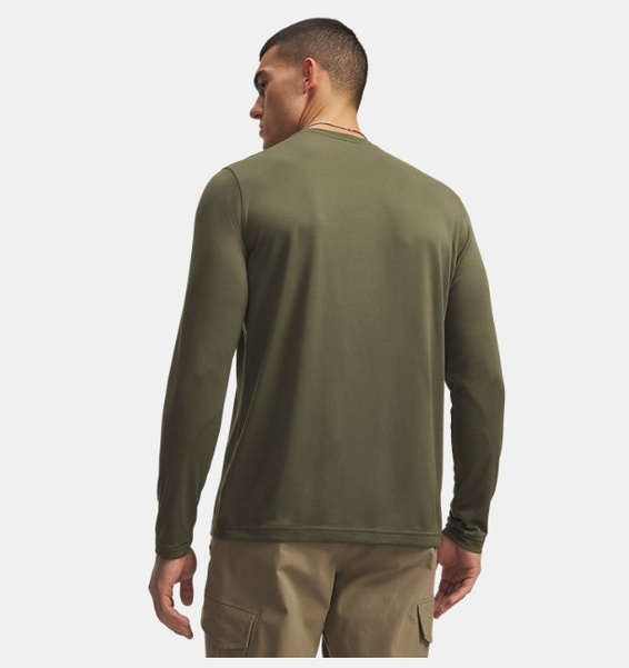 Yeşil Erkek Tactical UA Tech™ Uzun Kollu  T-Shirt