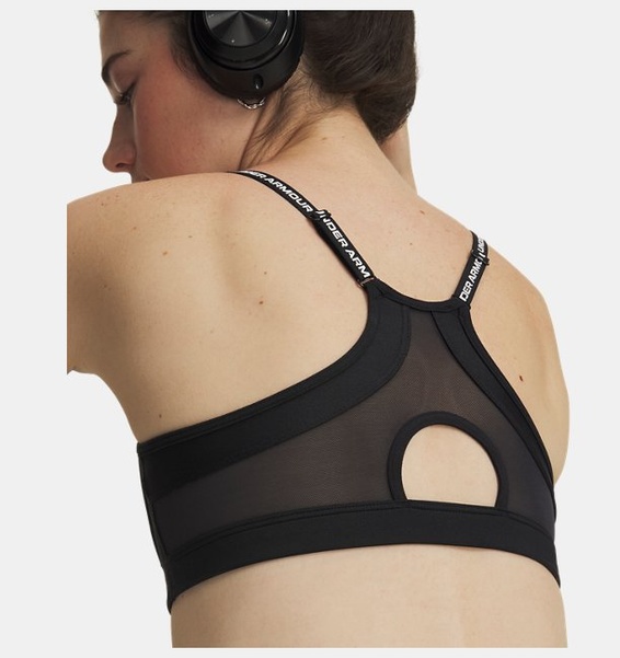 Siyah Kadın UA Infinity Low 2.0 Spor Sütyeni