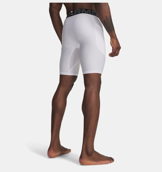 Beyaz Erkek UA HG Armour Kısa Tayt