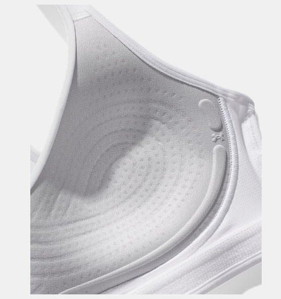 Beyaz Kadın UA Infinity Low 2.0 Spor Sütyeni
