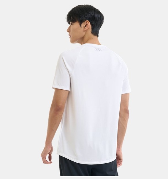 Beyaz Erkek UA Tech 2.0 Kısa Kollu T-shirt