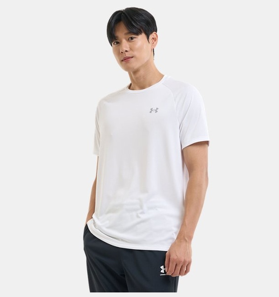 Beyaz Erkek UA Tech 2.0 Kısa Kollu T-shirt