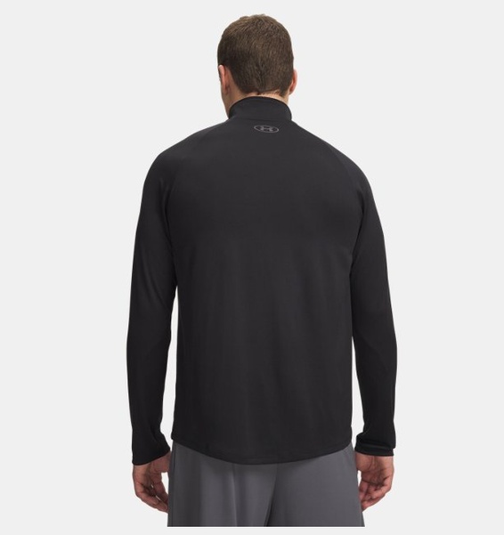 Siyah Erkek UA Tech 2.0 1/2 Fermuarlı Uzun Kollu T-shirt