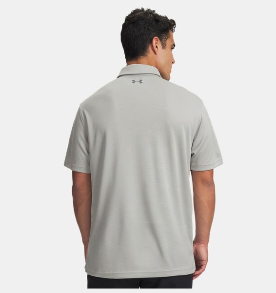 Gri Erkek UA Tech Polo T-shirt