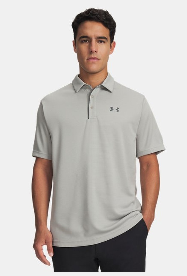 Erkek UA Tech Polo T-shirt Gri 198634320400 | Under Armour