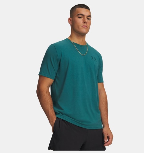 Yeşil Erkek UA Sportstyle LC Kısa Kollu T-shirt