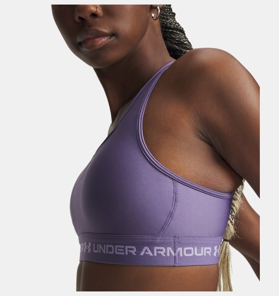 Mor Kadın UA Crossback Mid Spor Sütyeni