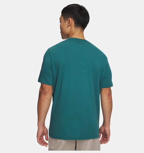 Yeşil Erkek UA Team Issue Wordmark Kısa Kollu T-shirt