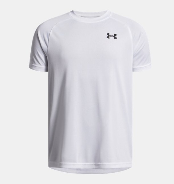 Beyaz Erkek Çocuk UA Tech™ 2.0 Kısa Kollu T-shirt