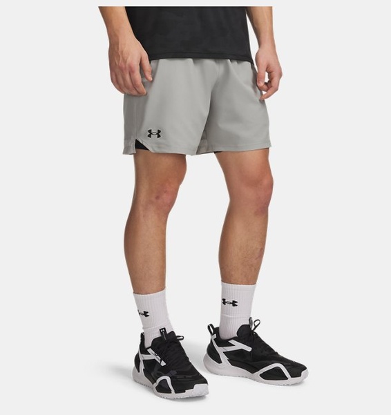Gri Erkek UA Vanish Dokuma 6inch Şort