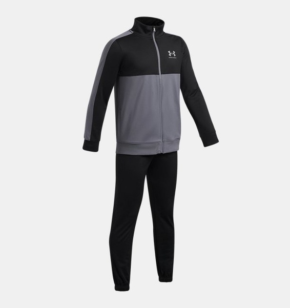 Siyah Çocuk UA Rival CB Örme Eşofman Takımı