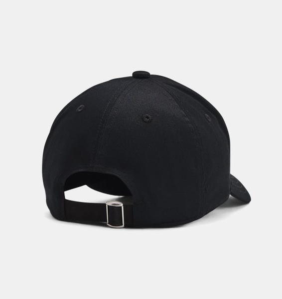Siyah Erkek Çocuk UA Branded Ayarlanabilir Şapka