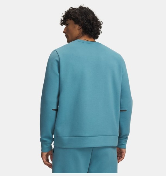 Mavi Erkek UA Unstoppable Fleece Bisiklet Yaka