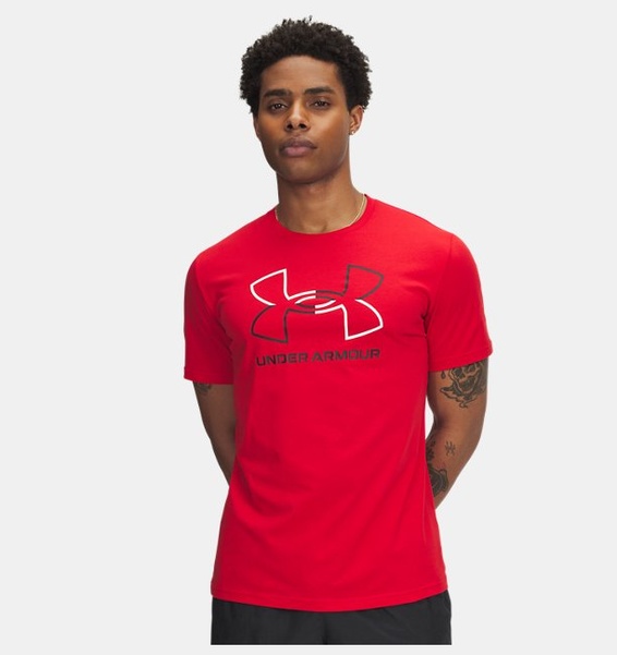 Kırmızı Erkek UA GL Foundation Update Kısa Kollu T-shirt