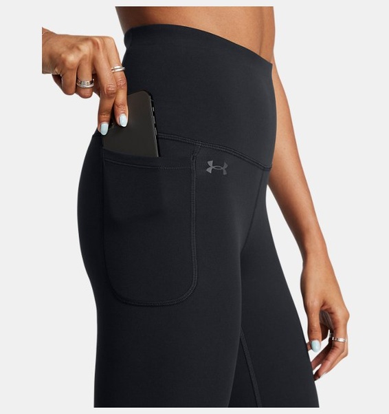 Siyah Kadın UA Motion Ultra Yüksek Bel Tayt