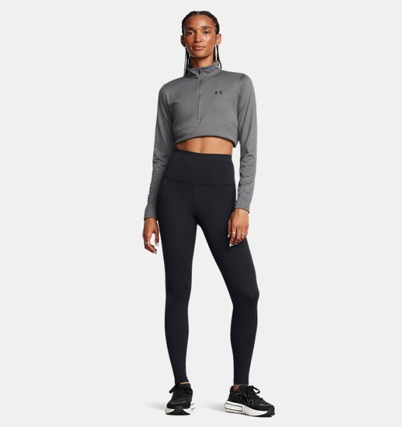 Siyah Kadın UA Motion Ultra Yüksek Bel Tayt